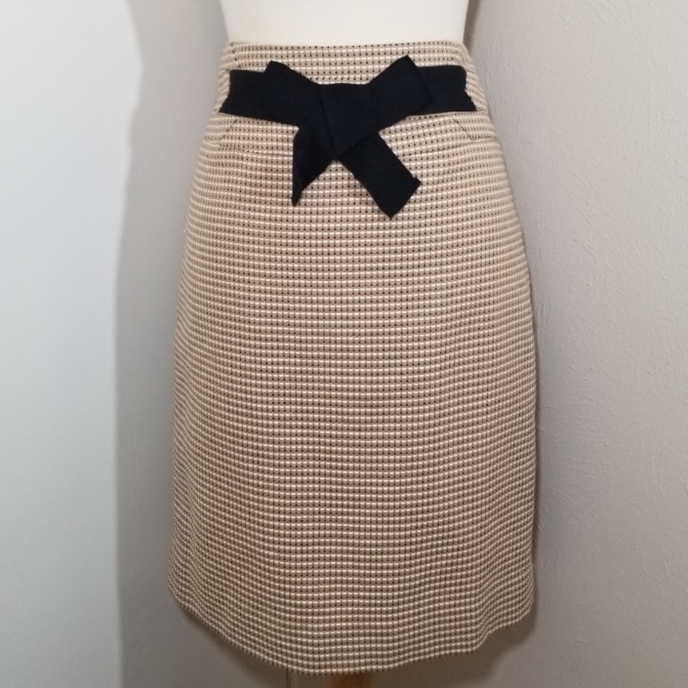 Limited Front Bow Pencil Skirt Vintage Secretary
